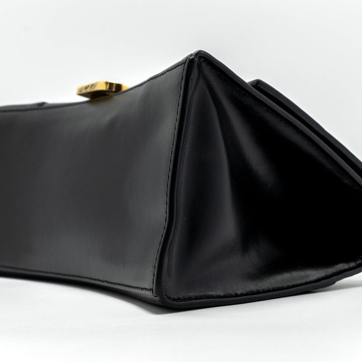 Top Quality Balenciaga Hourglass S Calfskin Black GHW