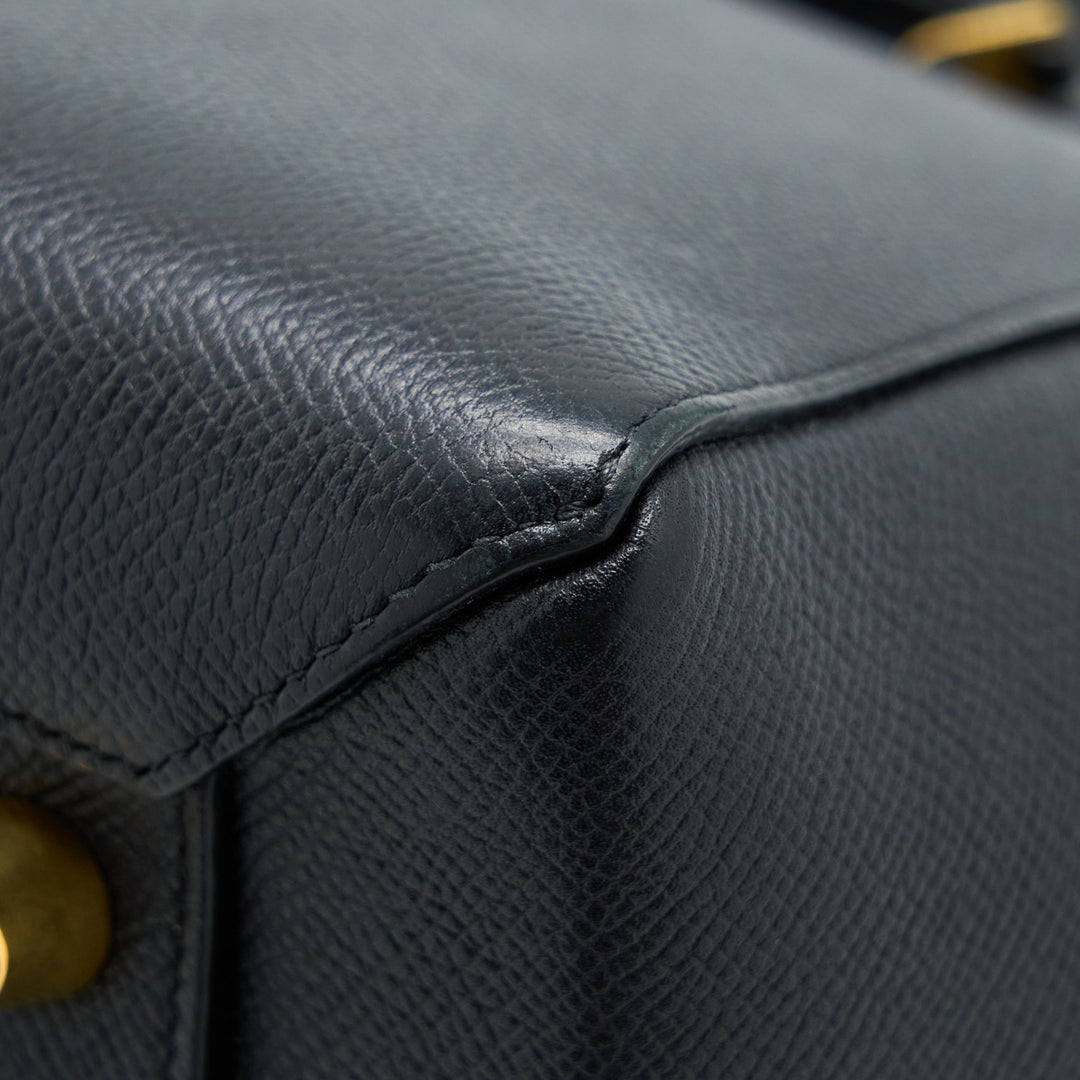 Celine Mini Belt Bag Grained Calfskin Black