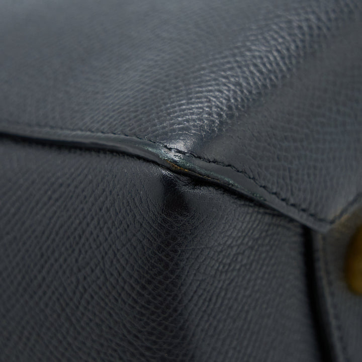 Top Quality Celine Mini Belt Bag Grained Calfskin Black