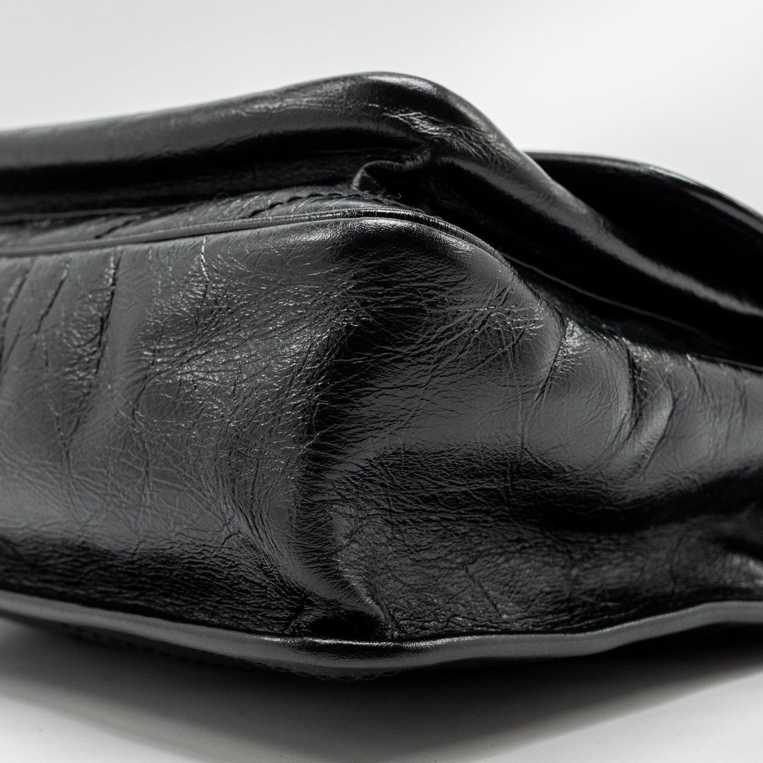 Saint Laurent Medium Niki Calfskin Black Ruthenium Hardware