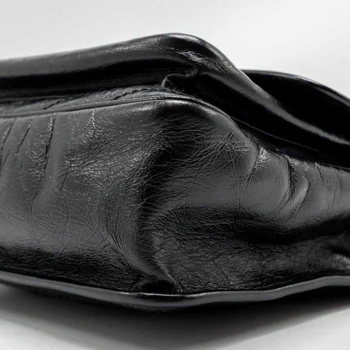 Saint Laurent Medium Niki Calfskin Black Ruthenium Hardware