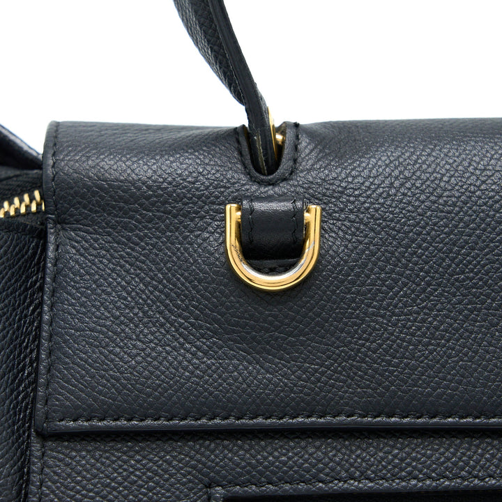 Celine Mini Belt Bag Grained Calfskin Black