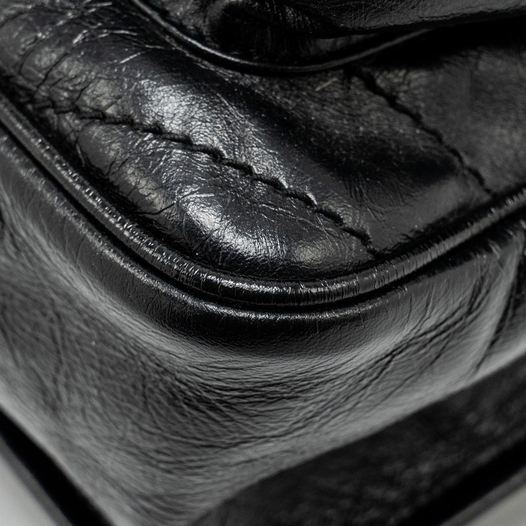 Saint Laurent Medium Niki Calfskin Black Ruthenium Hardware
