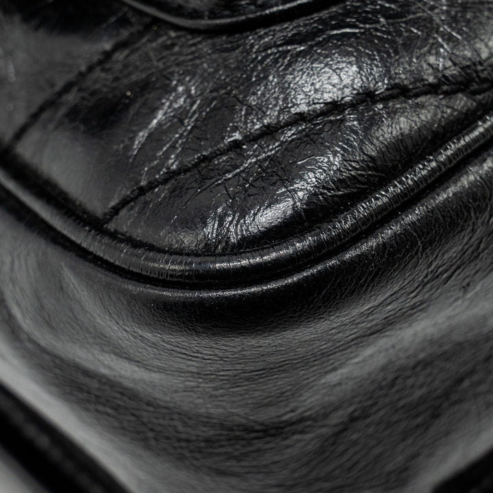 Saint Laurent Medium Niki Calfskin Black Ruthenium Hardware