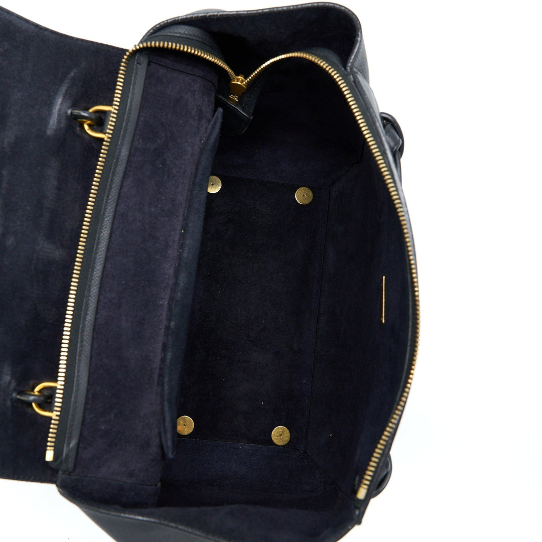 Celine Mini Belt Bag Grained Calfskin Black