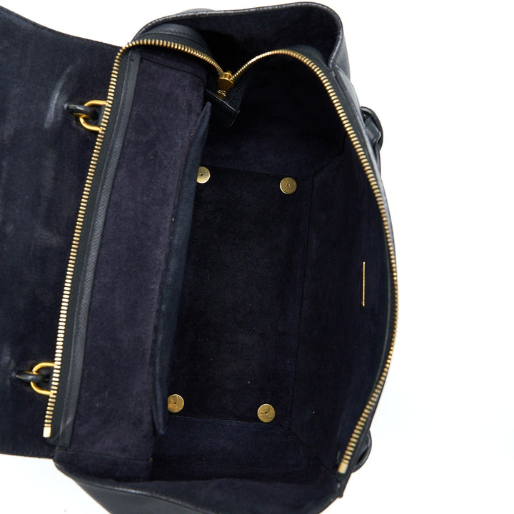 Celine Mini Belt Bag Grained Calfskin Black