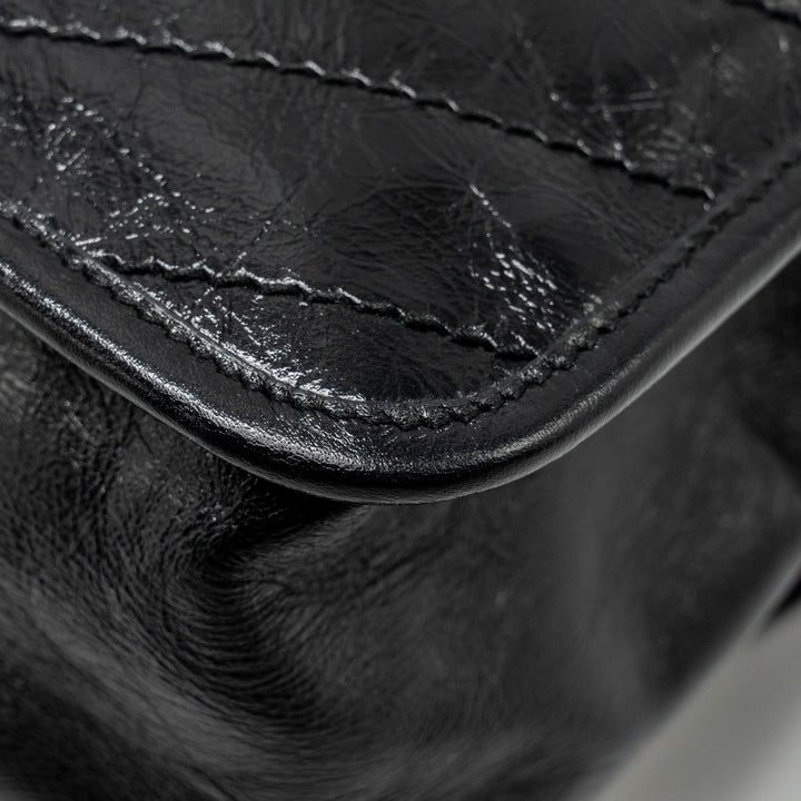 Saint Laurent Medium Niki Calfskin Black Ruthenium Hardware