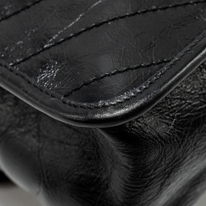Saint Laurent Medium Niki Calfskin Black Ruthenium Hardware