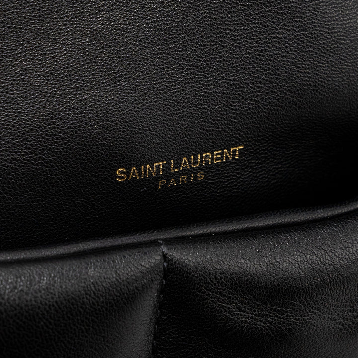 Saint Laurent/YSL Small Puffer Quilted Nappa Black GHW