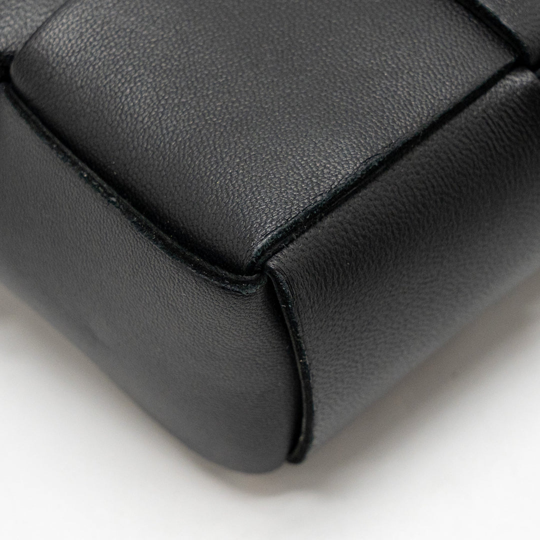 Bottega veneta Cassette Belt Bag Calfskin Black GHW