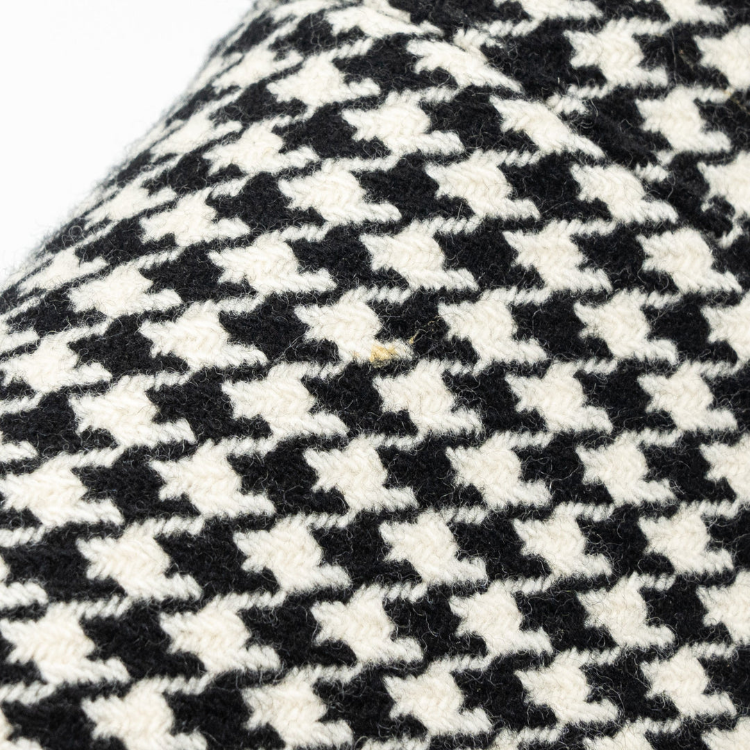 Top Quality Balenciaga Hourglass S Wool Houndstooth Black/White GHW