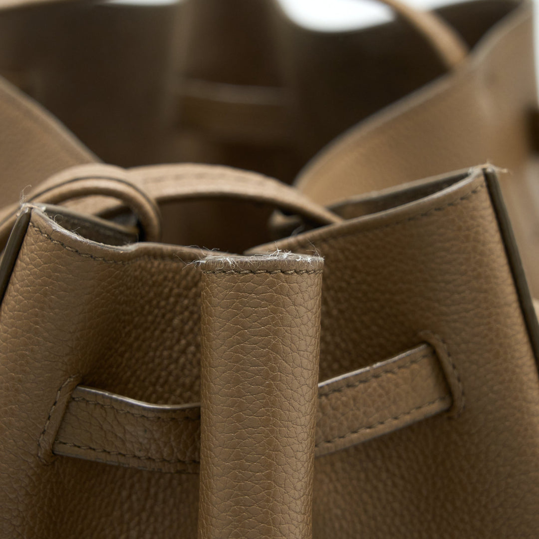 Celine Small Cabas Phantom Calfskin Taupe