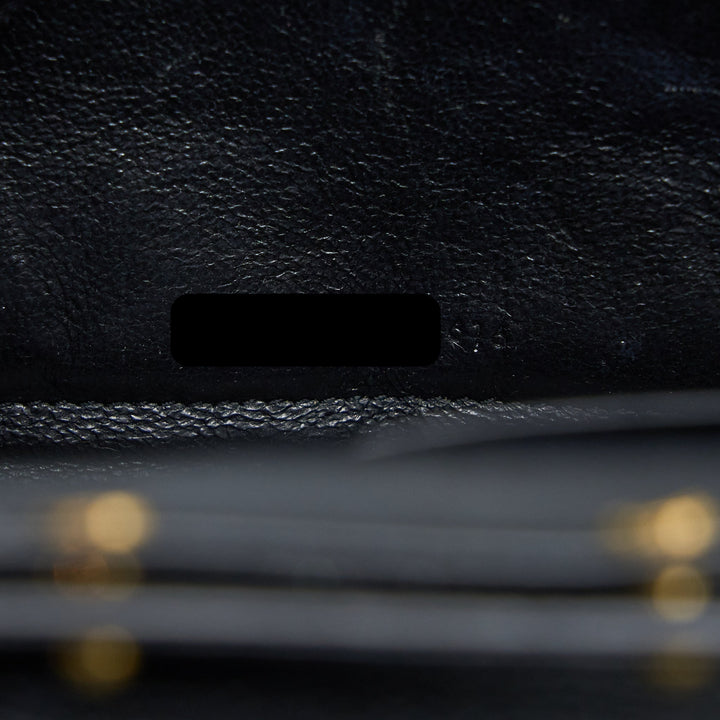 Saint Laurent/YSL Cassandra Matelasse Envelope Chain Wallet Grained Calfskin Black GHW