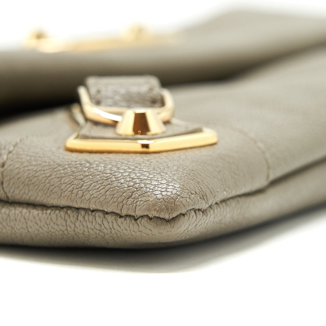 Top Quality Balenciaga city Fold Clutch/ Shoulder Bag grey GHW