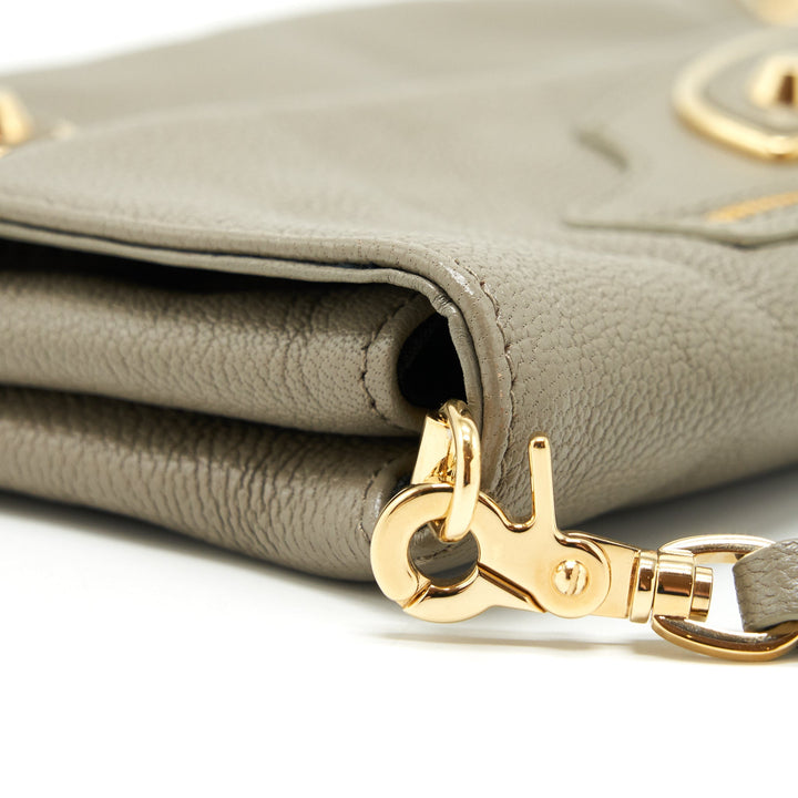 Top Quality Balenciaga city Fold Clutch/ Shoulder Bag grey GHW