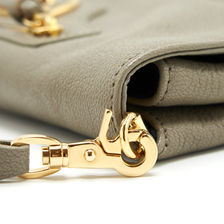 Top Quality Balenciaga city Fold Clutch/ Shoulder Bag grey GHW
