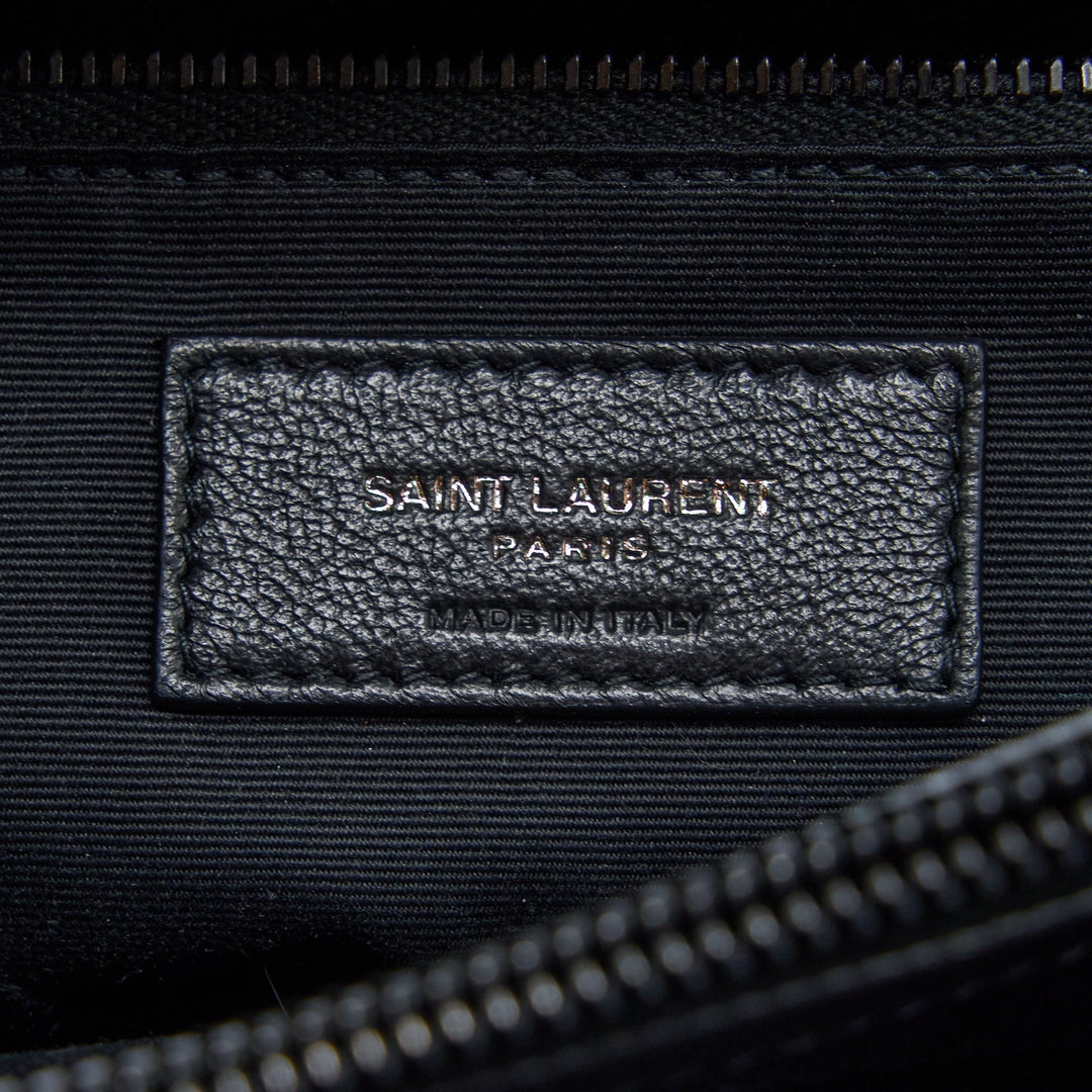 Saint Laurent / YSL Medium LouLou Shoulder Bag Calfskin Black with Black Hardware