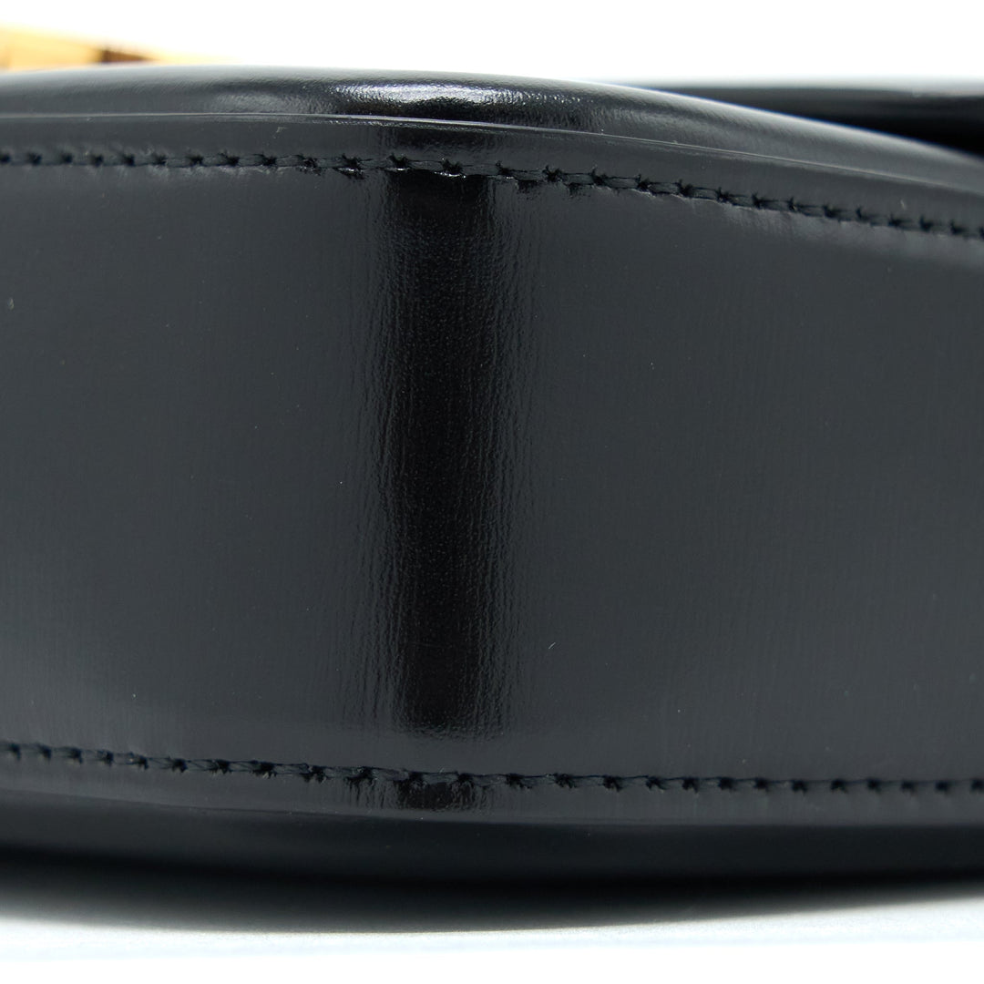 Top Quality Celine Triomphe Shoulder Bag Calfskin Black