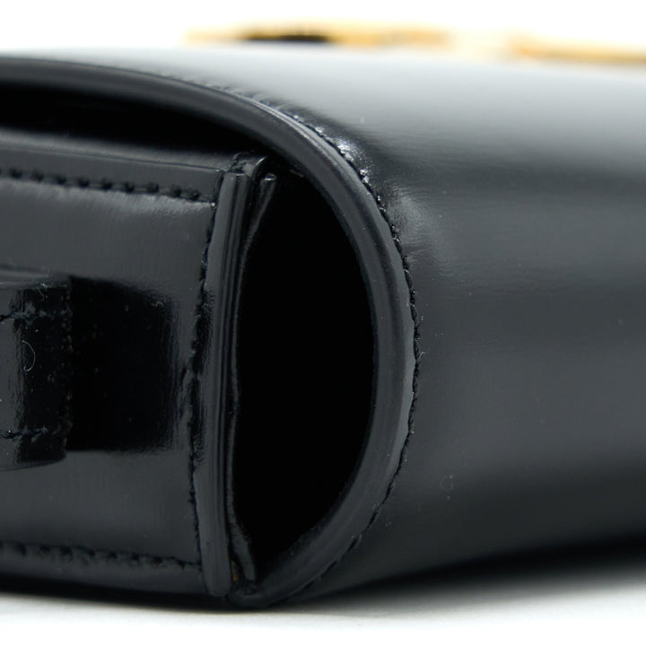 Top Quality Celine Triomphe Shoulder Bag Calfskin Black