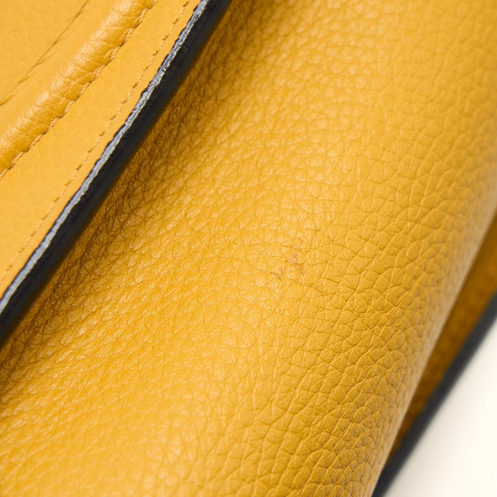 Celine Nano Luggage Bag Calfskin Yellow