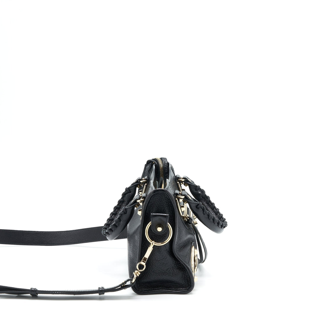 Top Quality Balenciaga Mini City Bag Black GHW