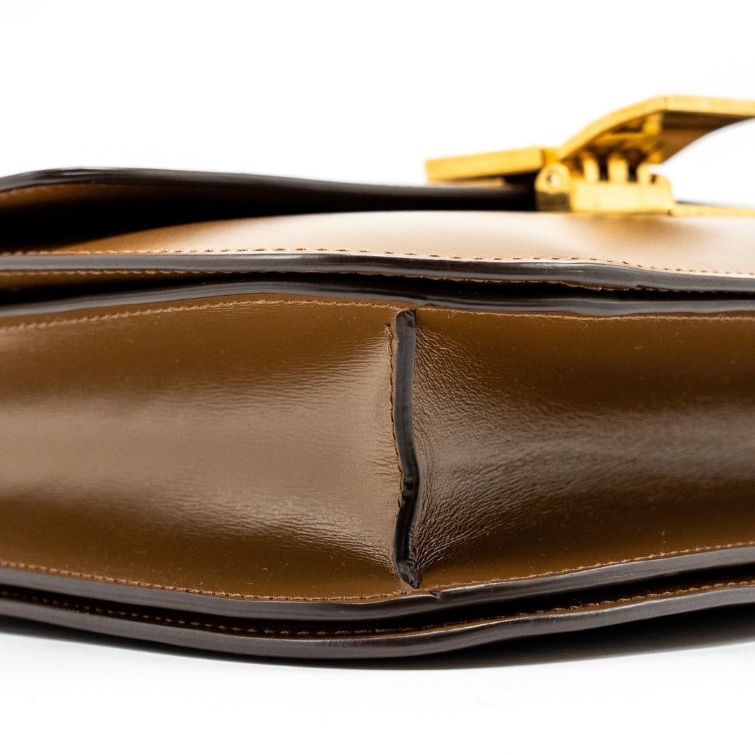 Top Quality Celine Medium Classic Box Calfskin Camel