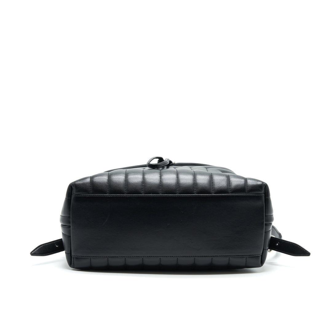 Saint Laurent Medium Loulou Backpack Black Y Matelass