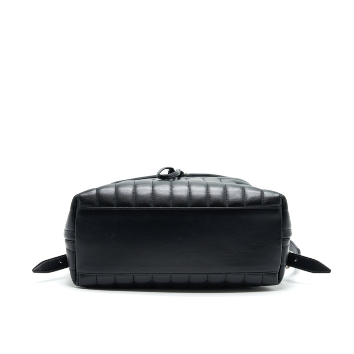Saint Laurent Medium Loulou Backpack Black Y Matelass