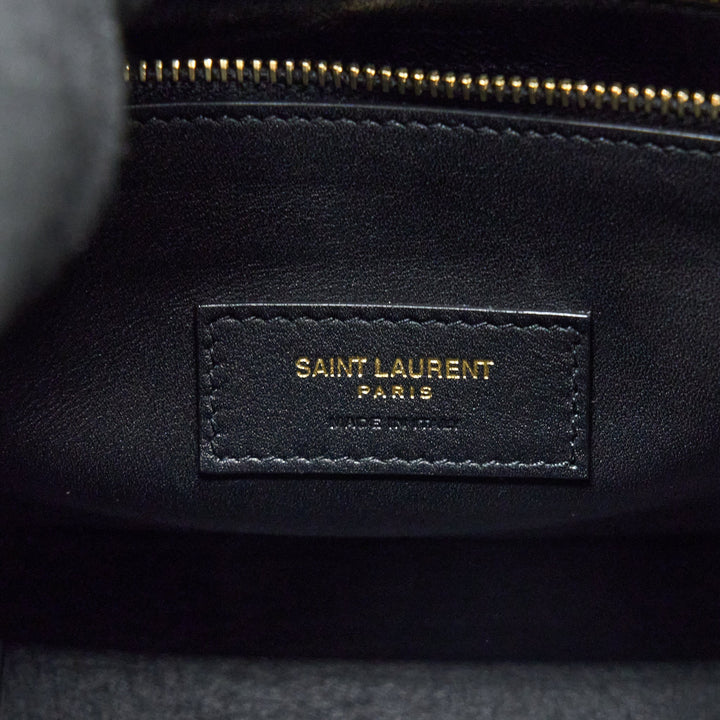 Saint laurent Le 5 A 7 Soft Small Bag in Smooth Calfskin Black Brushed GHW