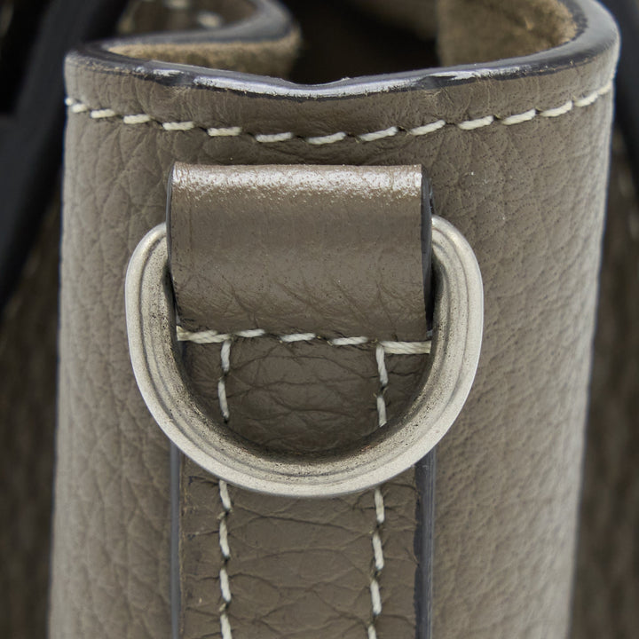 Celine Nano Luggage Bag Calfskin Grey