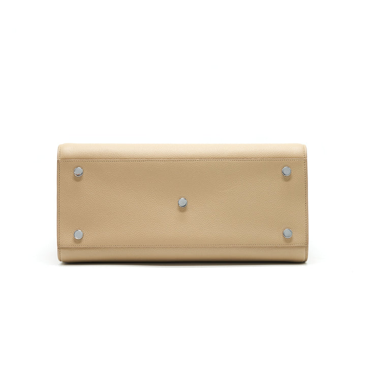 Saint Laurent Sac De Jour Tote Bag Beige SHW