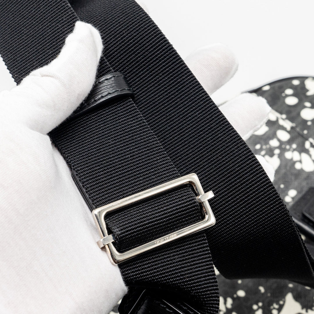 Top quality Dior homme Rider bag canvas multicolour black / grey