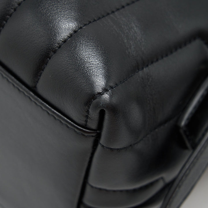 Saint Laurent Medium Loulou Backpack Black Y Matelass