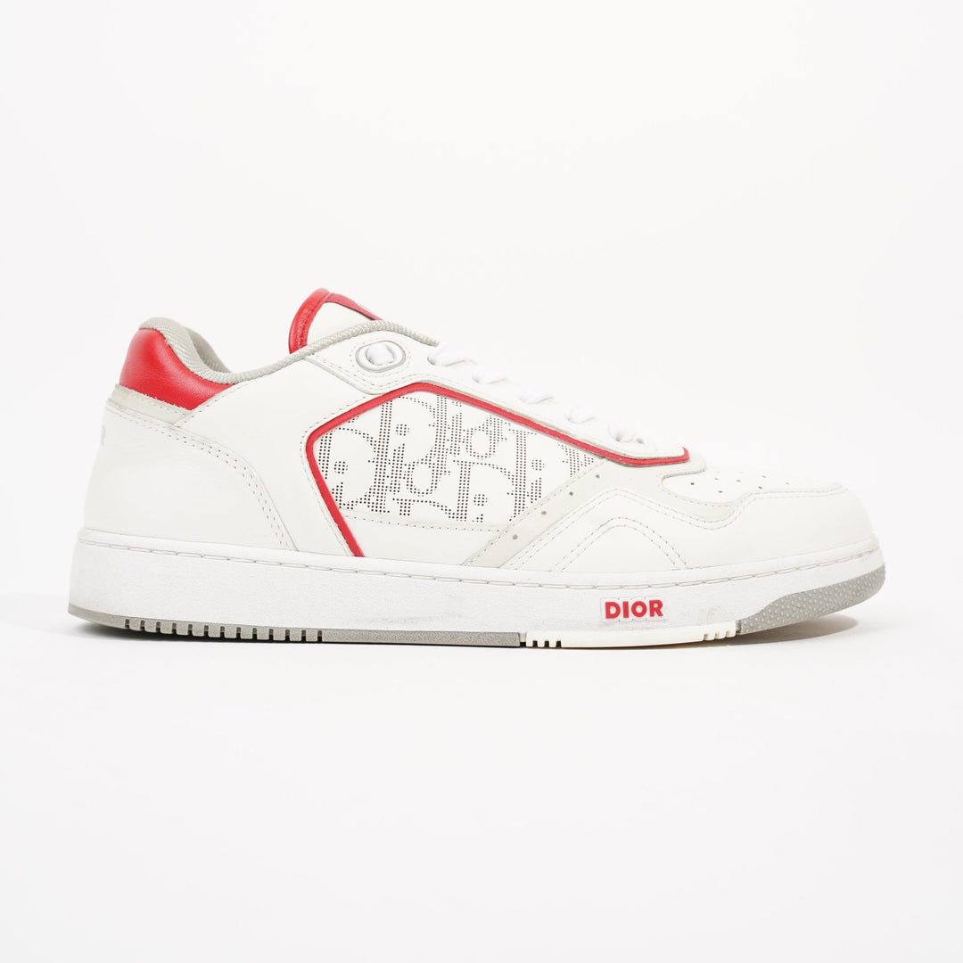 Christian Dior Mens B27 Sneaker White / Red EU 41 / UK 7