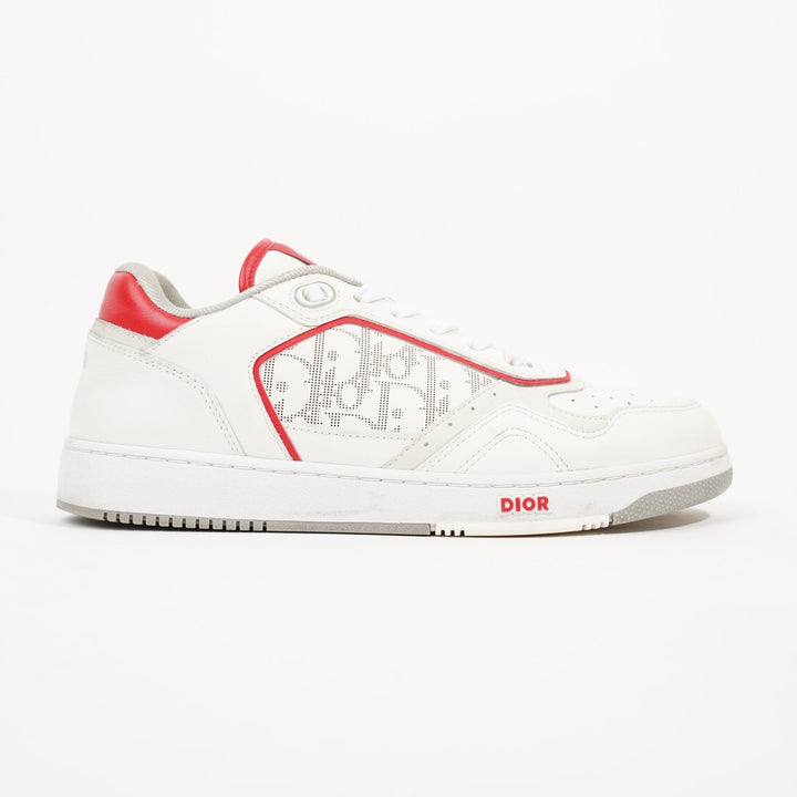 Christian Dior Mens B27 Sneaker White / Red EU 41 / UK 7
