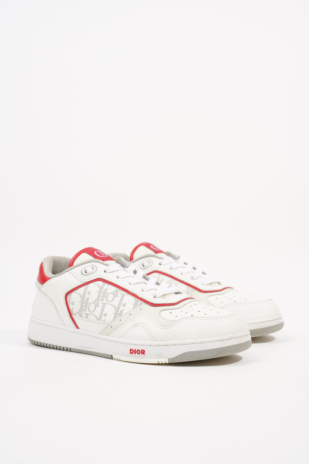 Christian Dior Mens B27 Sneaker White / Red EU 41 / UK 7