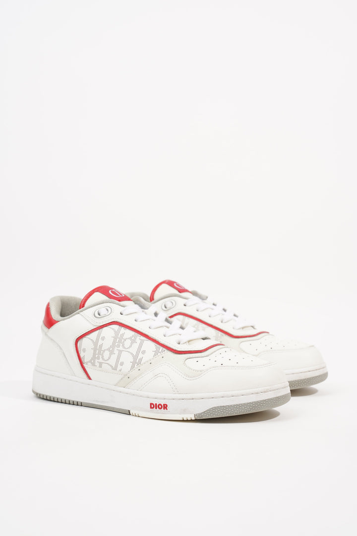 Christian Dior Mens B27 Sneaker White / Red EU 41 / UK 7