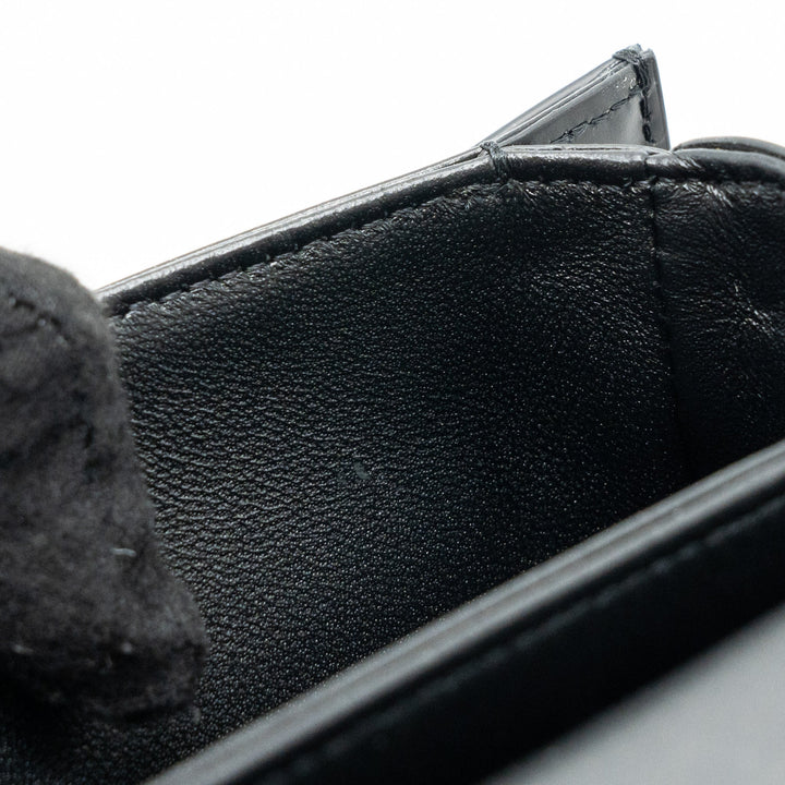 Celine Mini Besace Shiny Calfskin Black