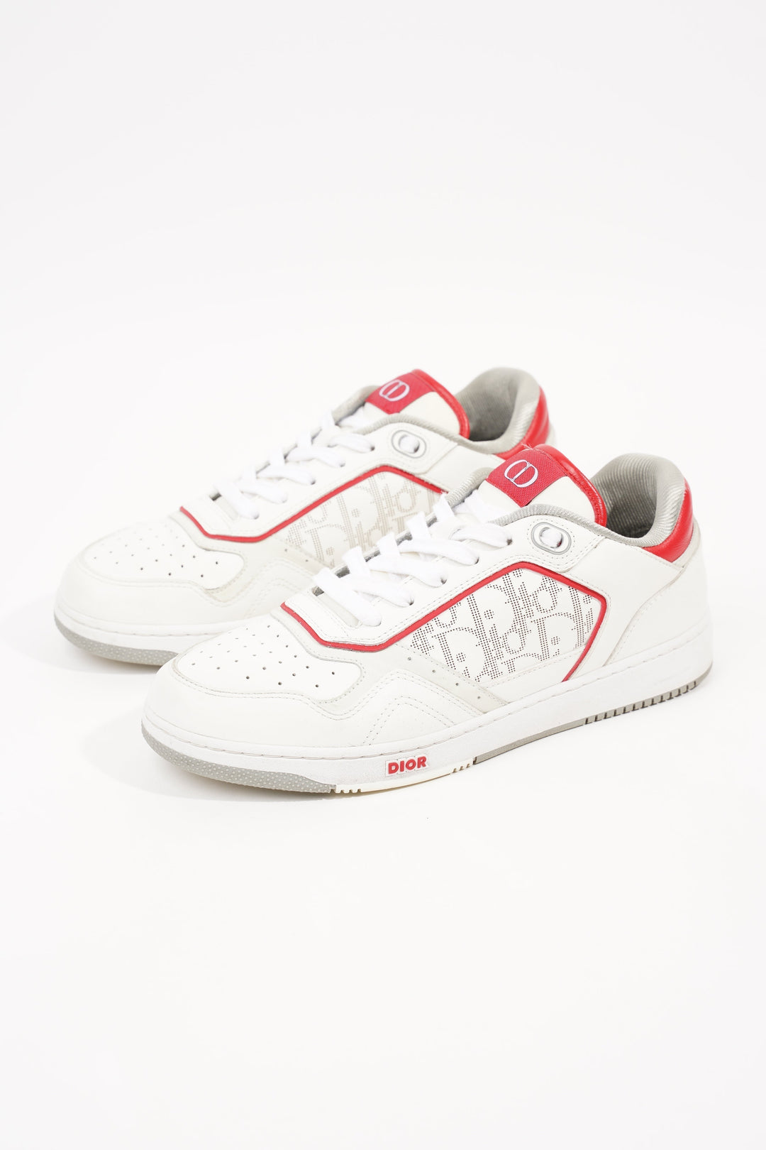 Christian Dior Mens B27 Sneaker White / Red EU 41 / UK 7