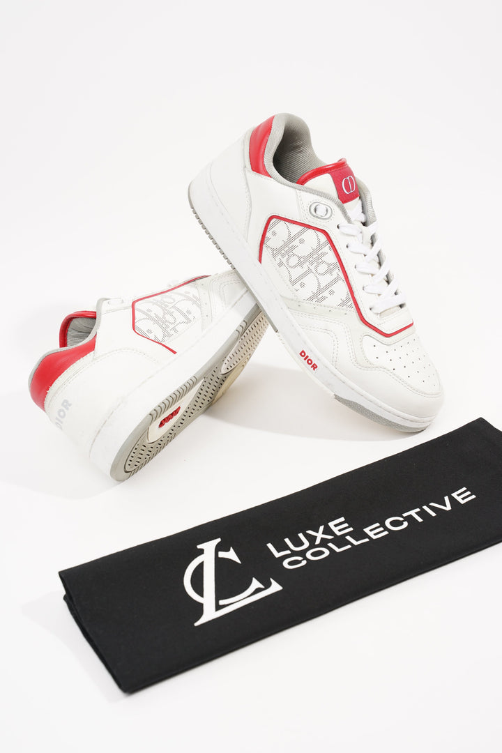 Christian Dior Mens B27 Sneaker White / Red EU 41 / UK 7