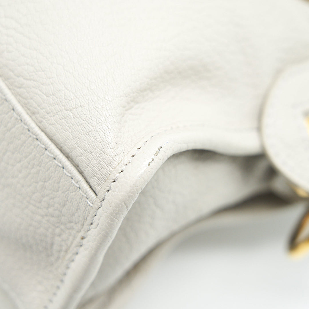 balenciaga MINI GIANT CITY CROSSBODY BAG LIGHT GREY GHW