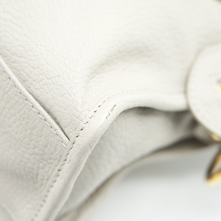 balenciaga MINI GIANT CITY CROSSBODY BAG LIGHT GREY GHW