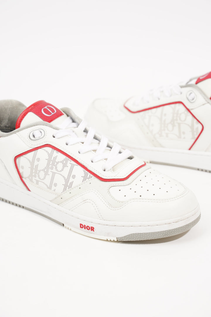 Christian Dior Mens B27 Sneaker White / Red EU 41 / UK 7