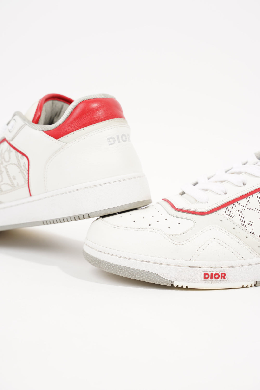 Christian Dior Mens B27 Sneaker White / Red EU 41 / UK 7