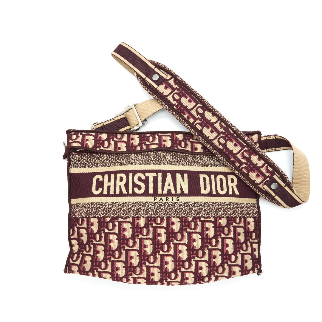 Top quality Dior Crossbody Messenger Bag Oblique Canvas Red