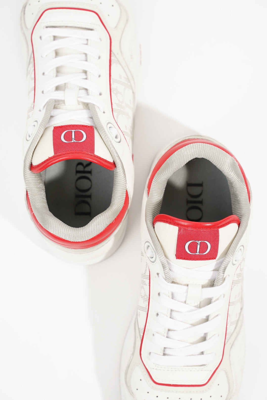 Christian Dior Mens B27 Sneaker White / Red EU 41 / UK 7