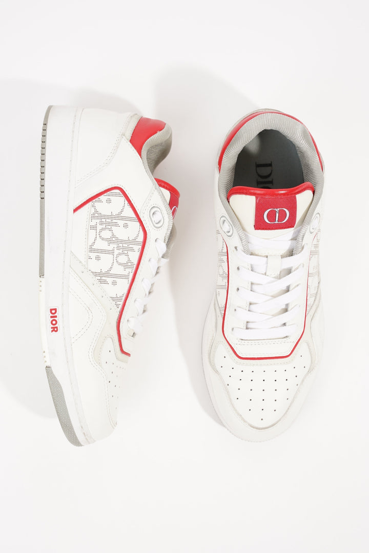 Christian Dior Mens B27 Sneaker White / Red EU 41 / UK 7