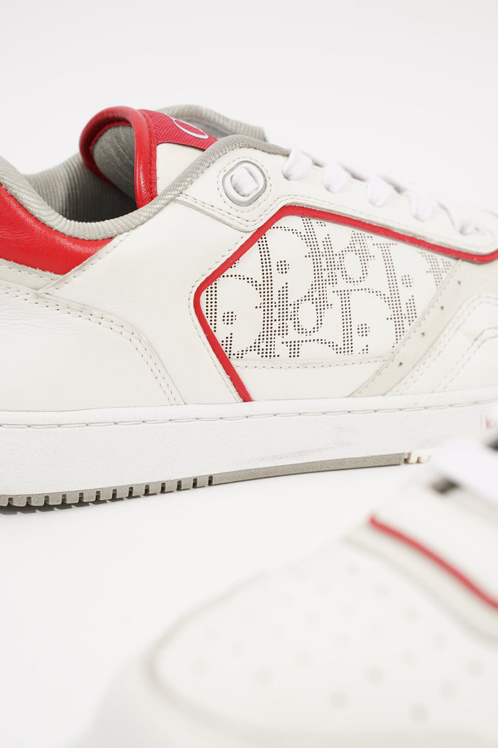 Christian Dior Mens B27 Sneaker White / Red EU 41 / UK 7