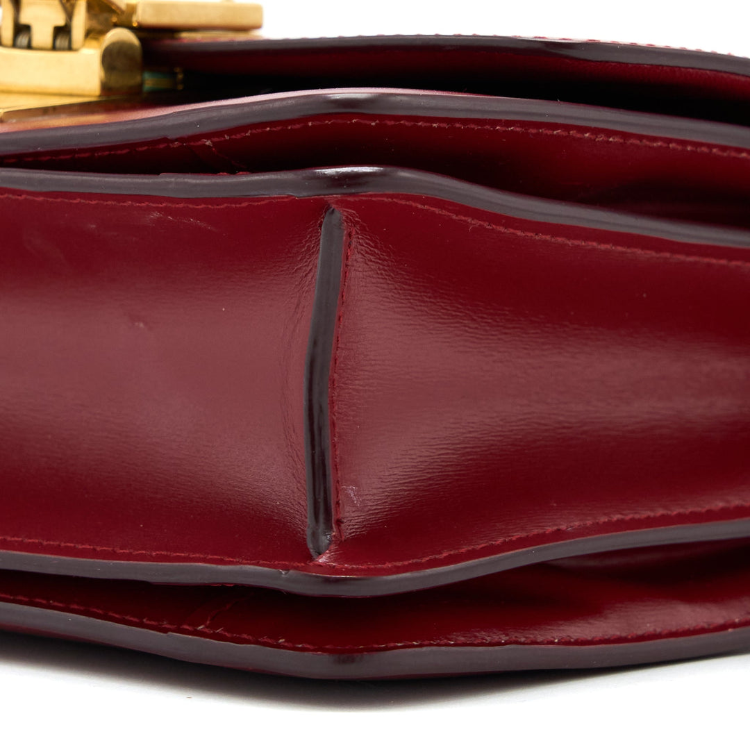 Top Quality Celine Small Classic Box Bag Calfskin Red