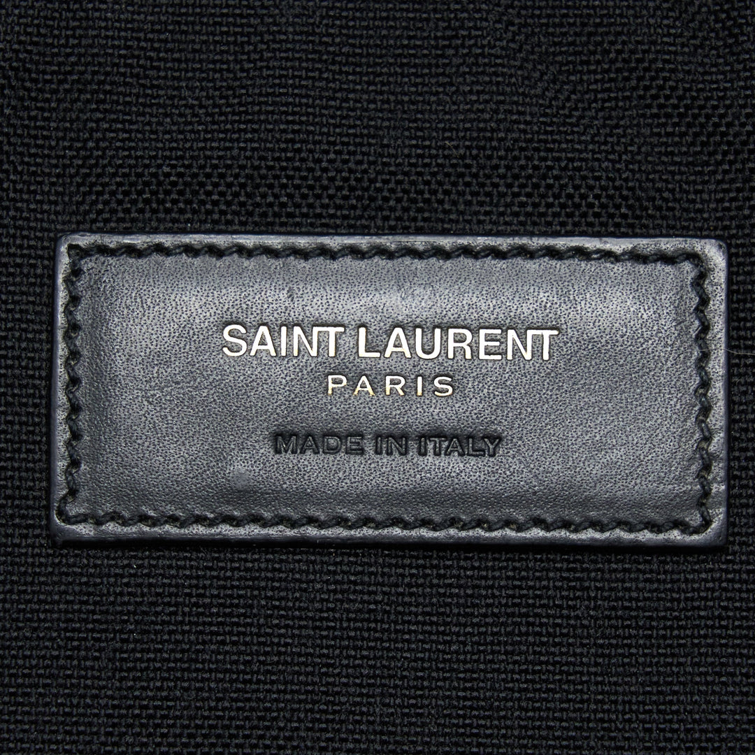 Saint Laurent/YSL City Backpack Nylon Black SHW